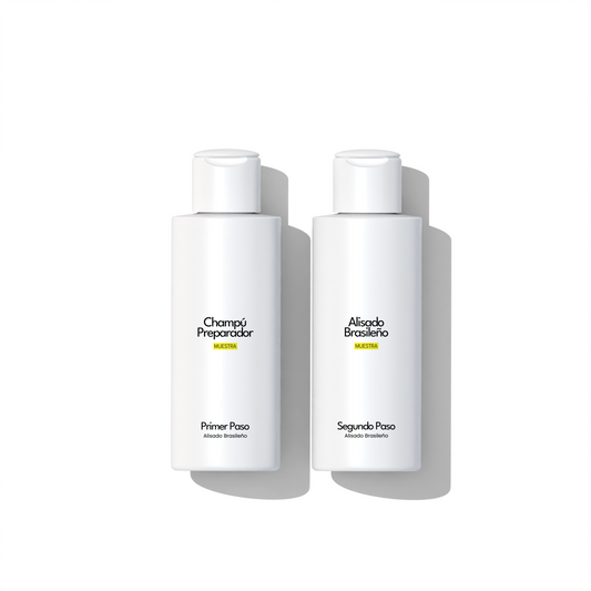 Muestra Profesional – Alisado Brasileño + Champú Preparador (125 ml)