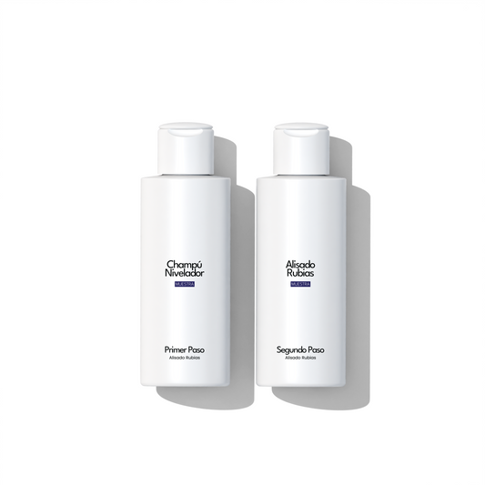 Muestra Profesional – Alisado Rubias + Champú Nivelador (125 ml)