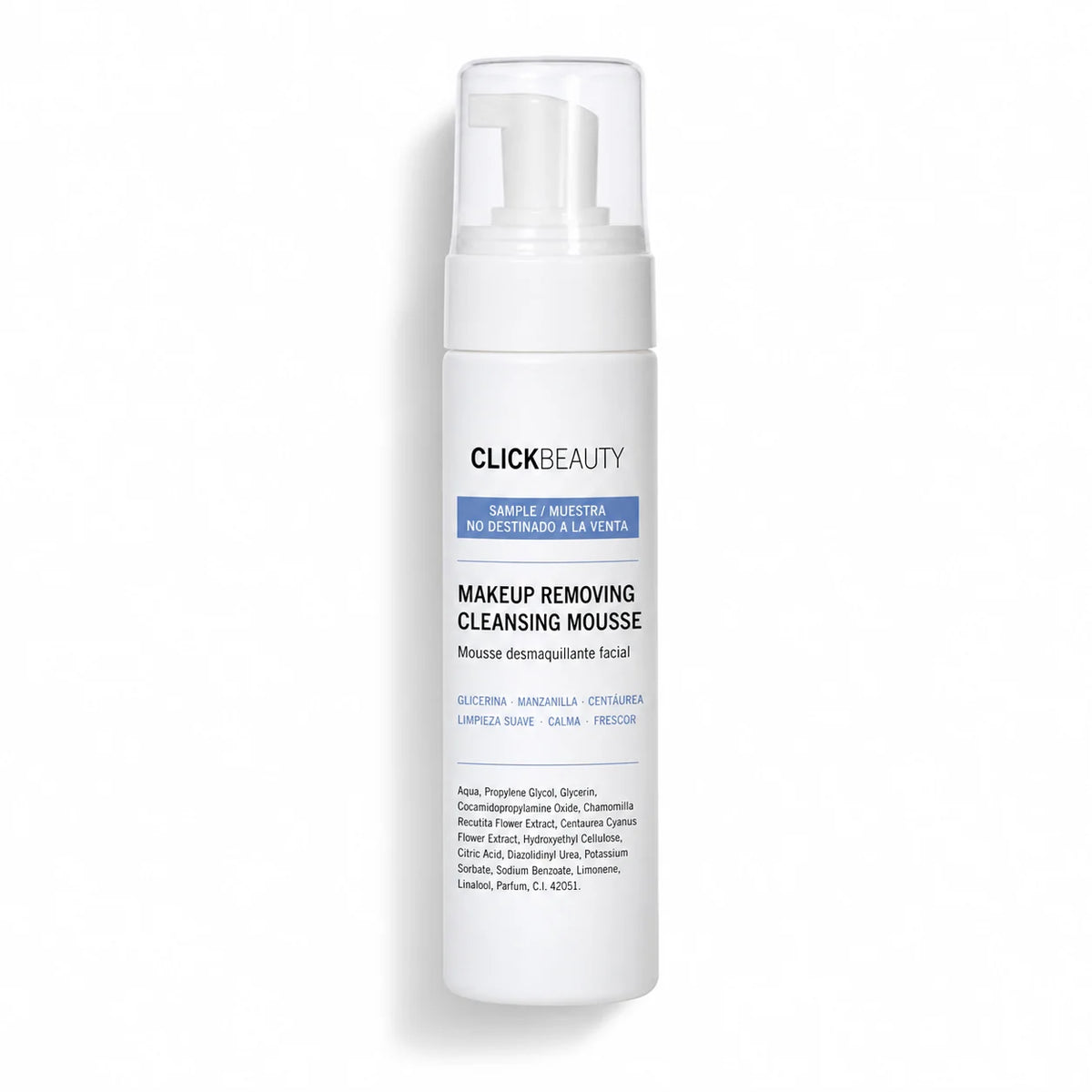 Desmaquillante Facial en Espuma